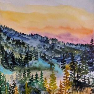 landscape 🌲🌲🌲🌲 painting